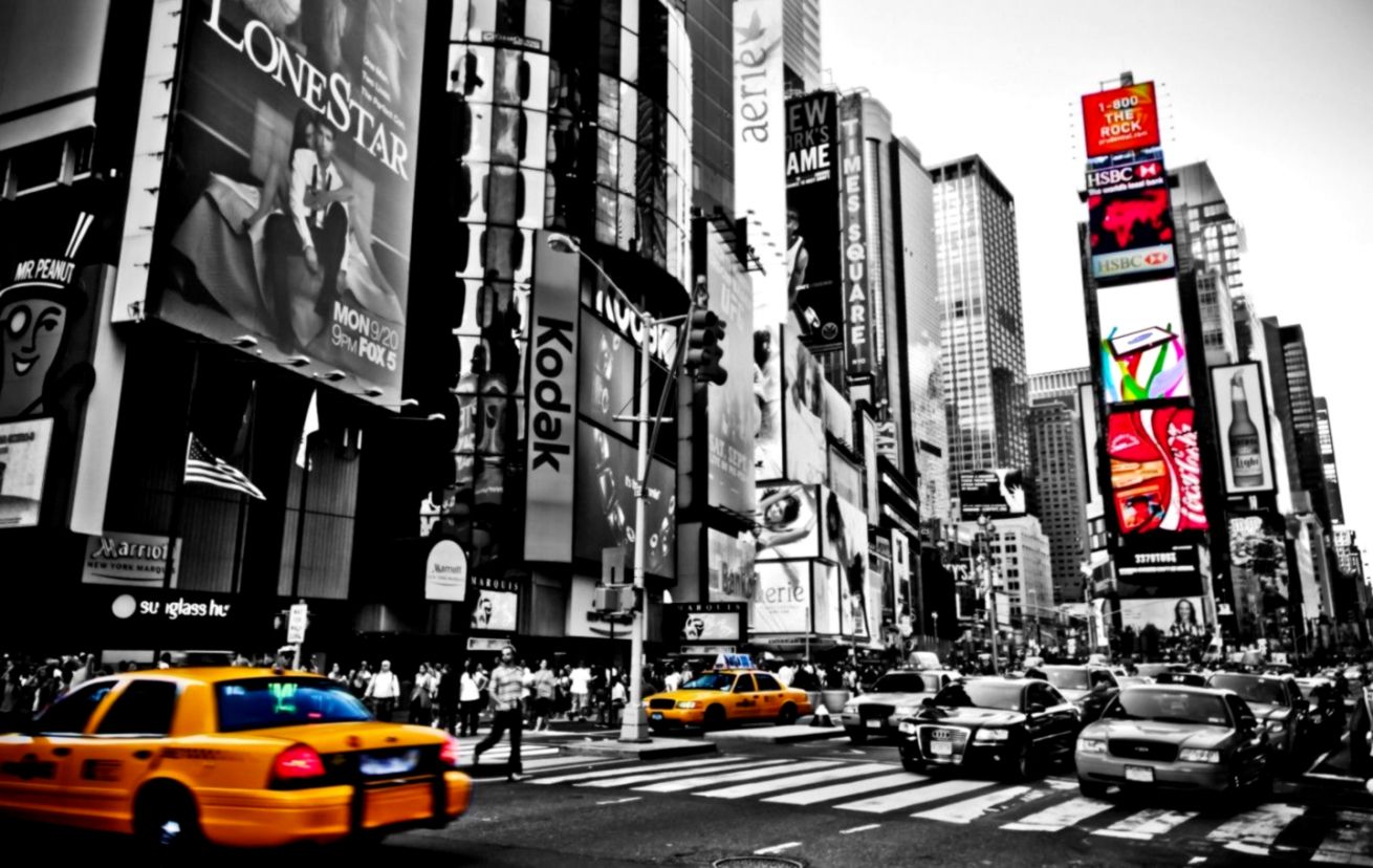 Macbook Pro 13 Inch Wallpaper - Times Square - HD Wallpaper 