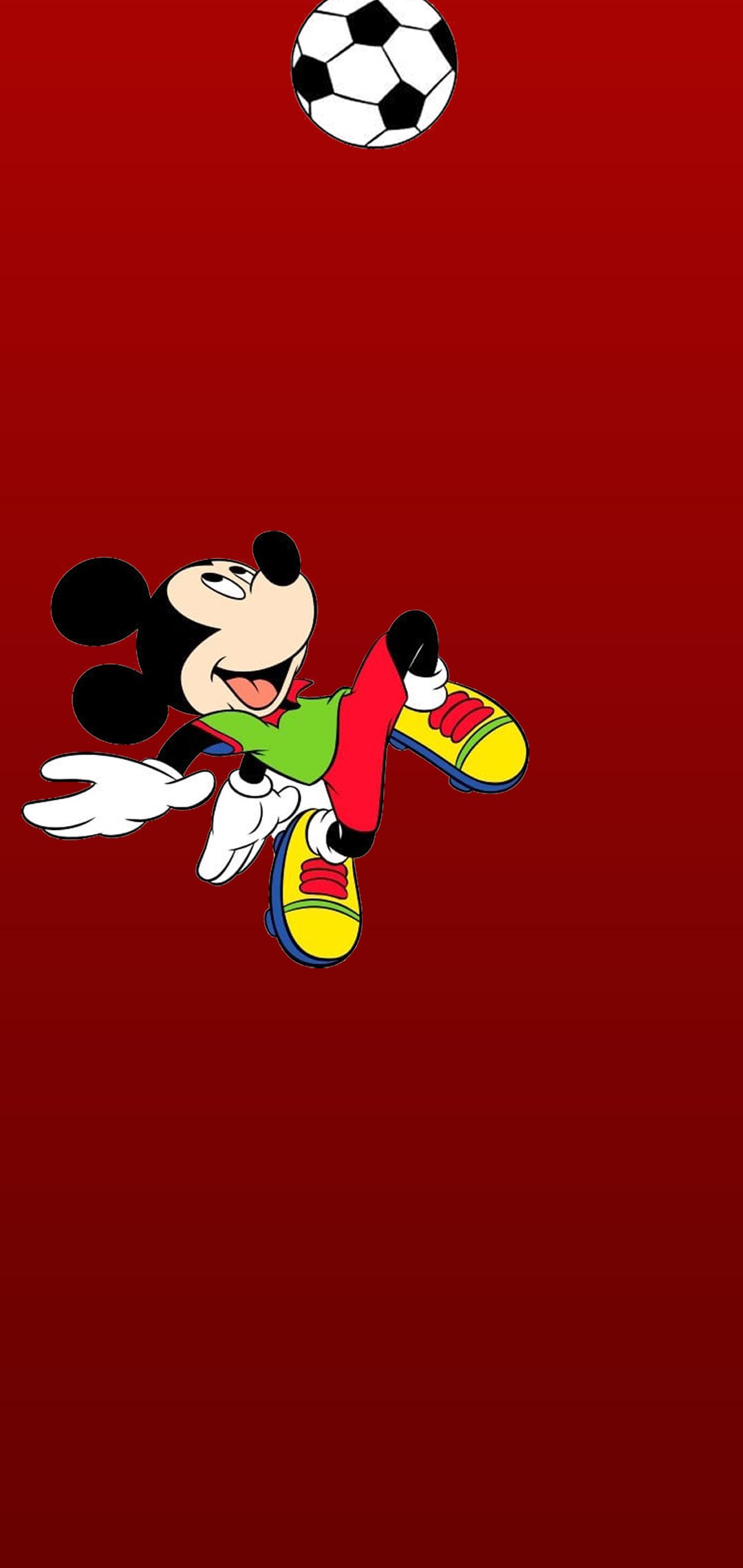 Mickey Mouse Hole-punch Wallpaper - Note 10 Wallpaper Hole Punch - HD Wallpaper 