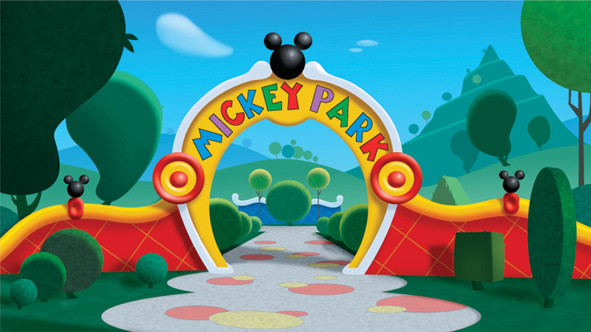 Mickey Mouse Clubhouse Background - HD Wallpaper 