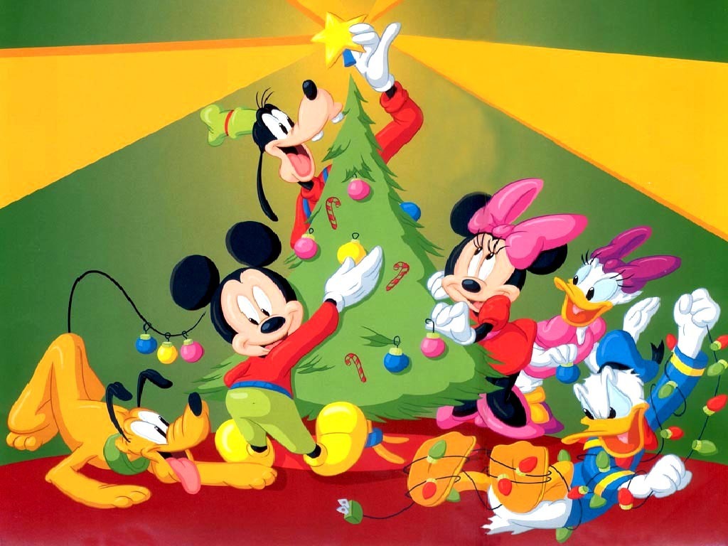 Mickey Mouse Clubhouse Characters - Mickey Mouse Family Christmas - HD Wallpaper 