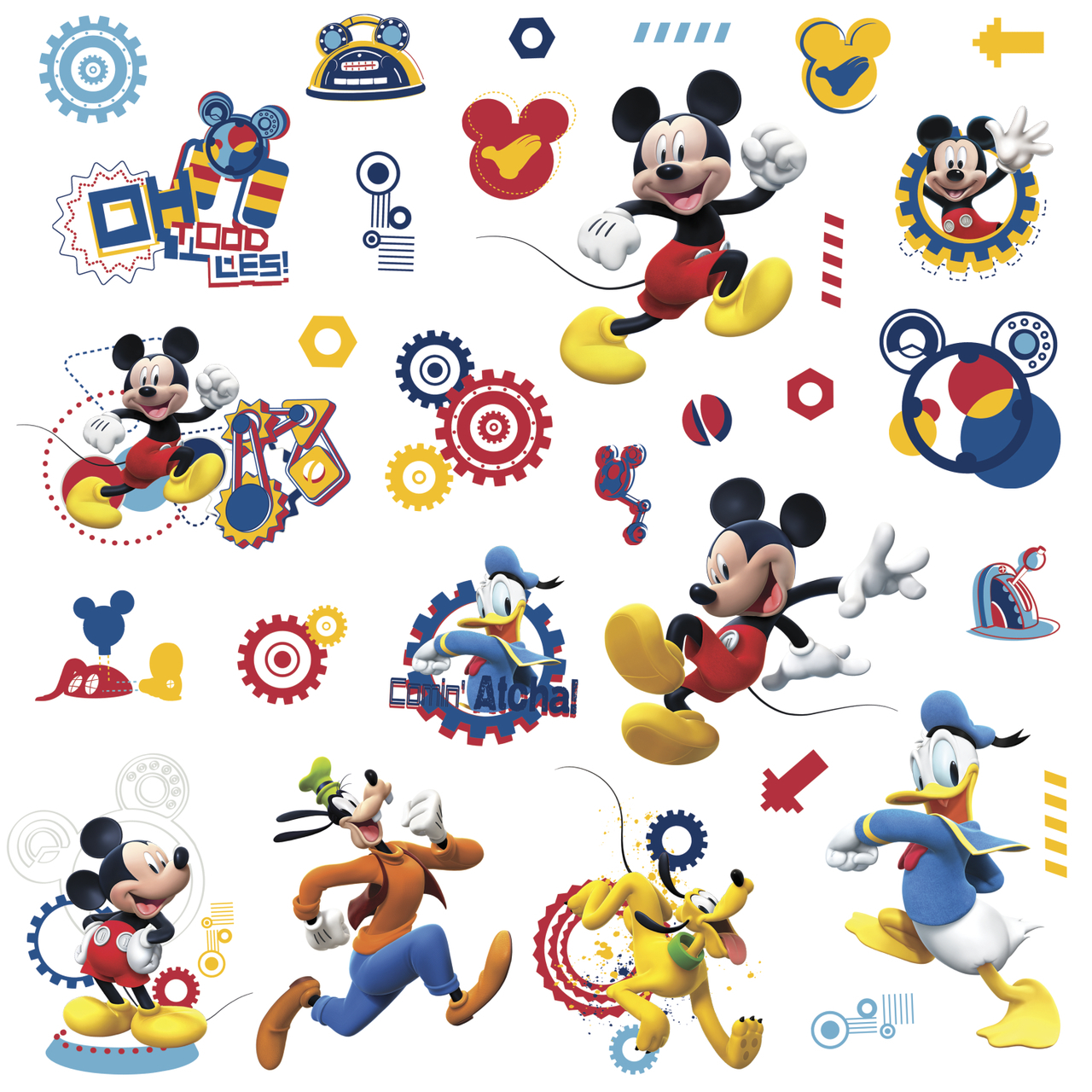 Mickey Mouse Clubhouse Fabric - HD Wallpaper 