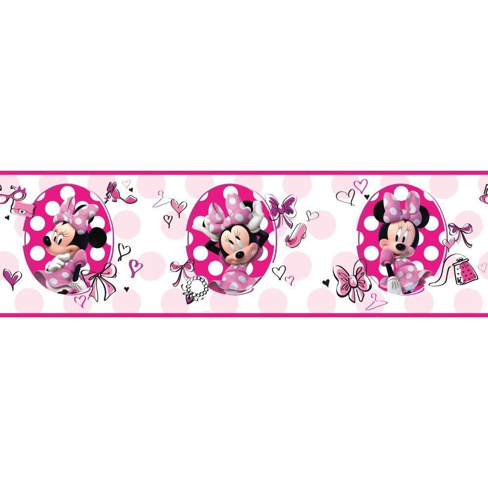 Minnie Mouse Border Design - HD Wallpaper 