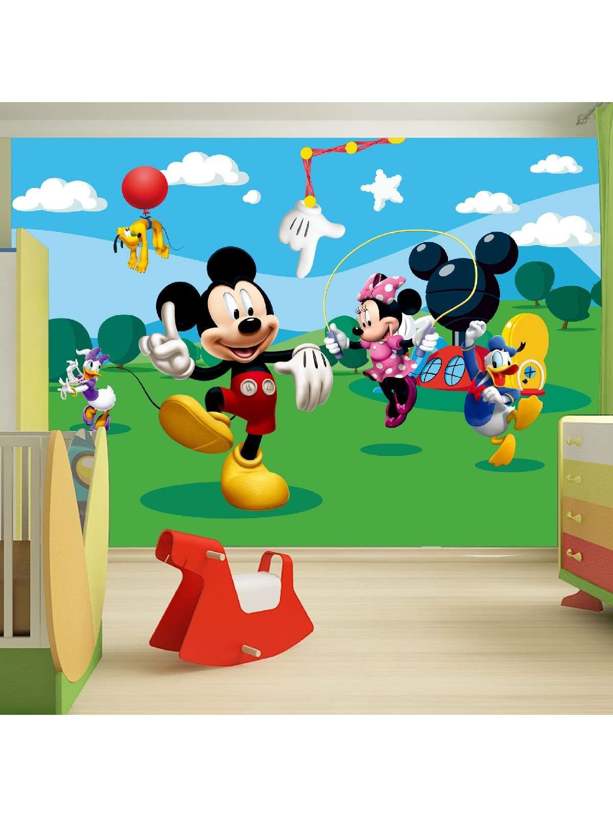 Mickey Mouse Wall Mural - HD Wallpaper 