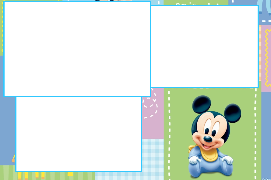 Mickey Mouse Wall Borders Mickey And Minnie Mouse Wallpaper - Mickey Mouse Baby Background Png - HD Wallpaper 