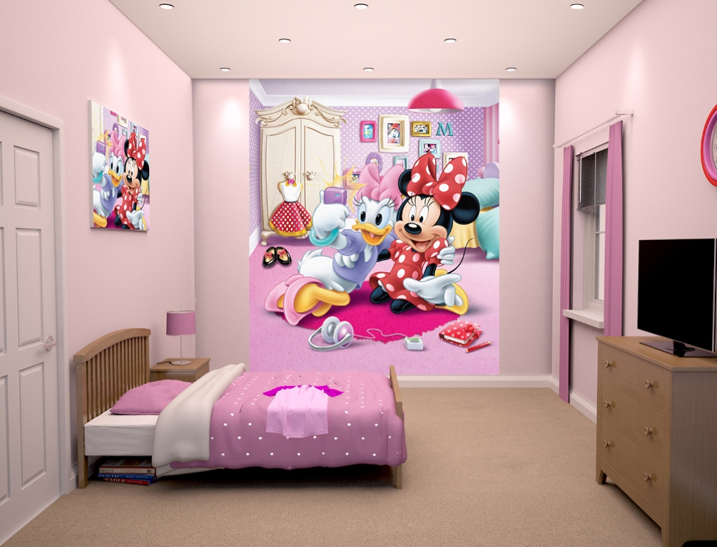 Minnie Mouse Bedroom Wallpaper Border - Minnie Mouse Bedrooms - HD Wallpaper 