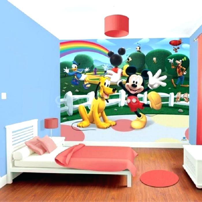 Mickey Mouse Clubhouse Curtain All Curtains And Blinds - Mickey Mouse Mural For Walls - HD Wallpaper 