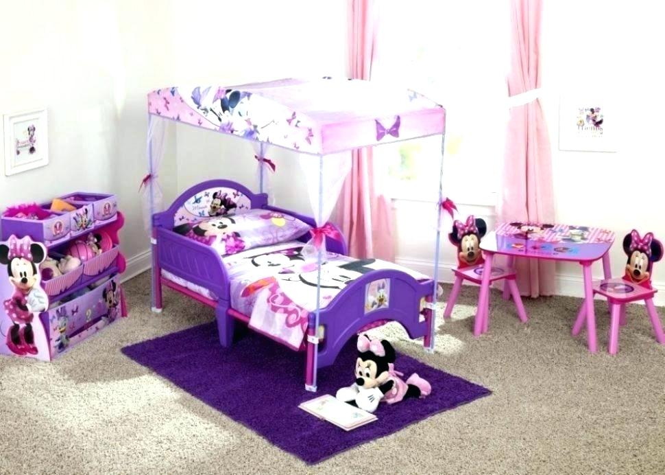 Mouse Kids Room Toddler Bed Wallpaper Newest House - Minnie Mouse Room For Toddler - HD Wallpaper 