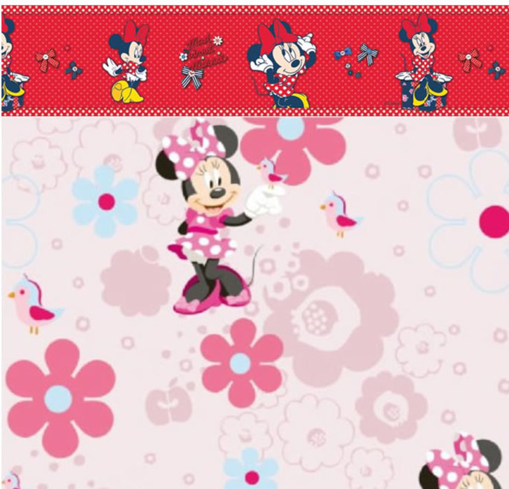Mickey And Minnie Mouse Wallpapers Wallpaper - Pink Wallpaper Minnie Mouse - HD Wallpaper 