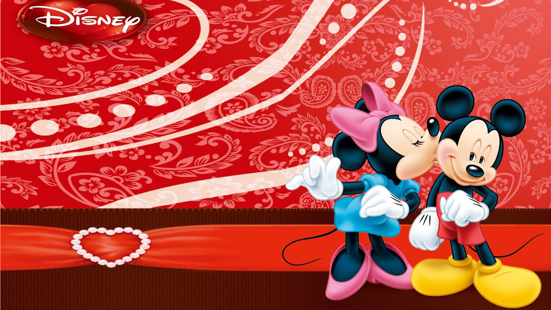 Mickey En Minnie Mouse - HD Wallpaper 