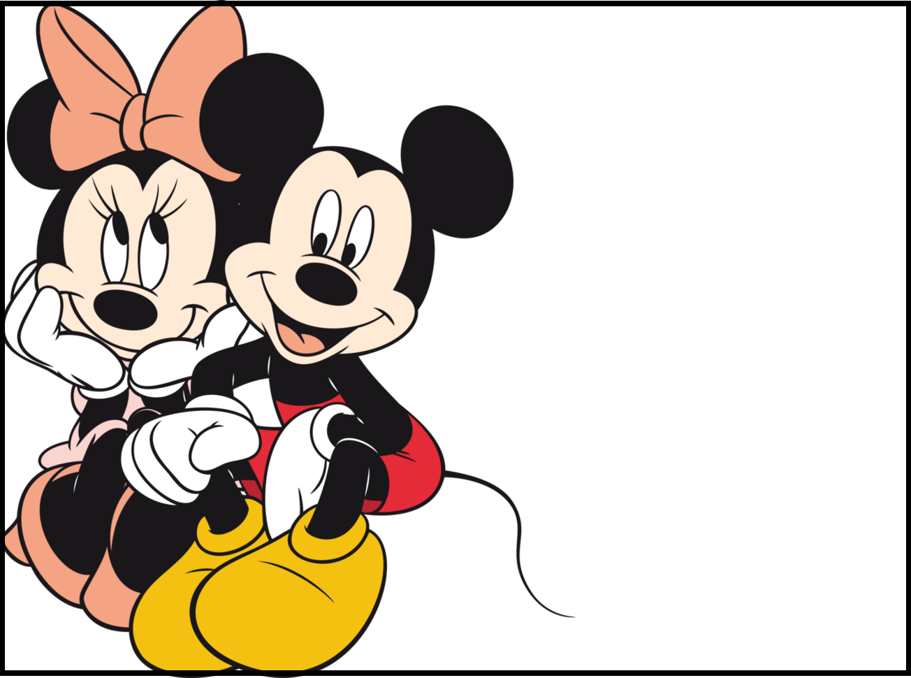 Min - Minnie Mouse Y Mickey Mouse - 1304x970 Wallpaper 