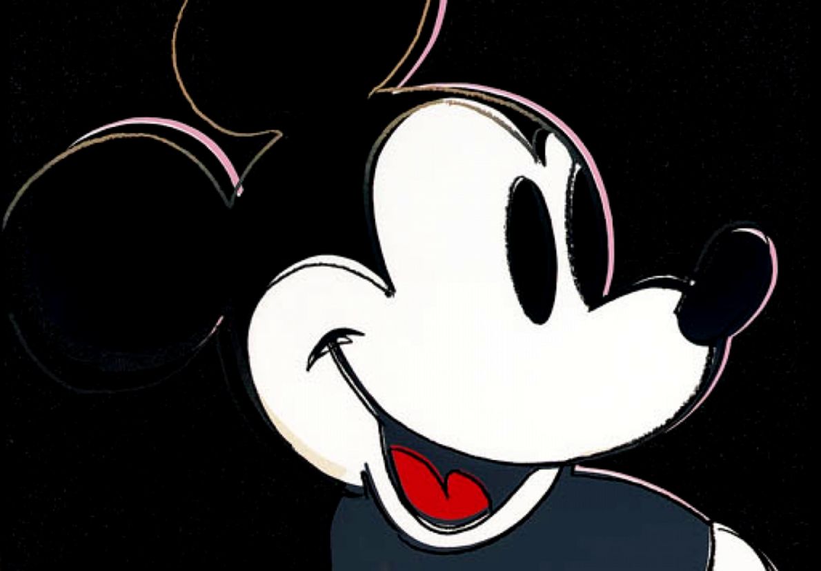 Mitomania Dc Mickey Mouse Wallpaper Themes Cute 9628 - Mickey Mouse Original Andy Warhol Art - HD Wallpaper 