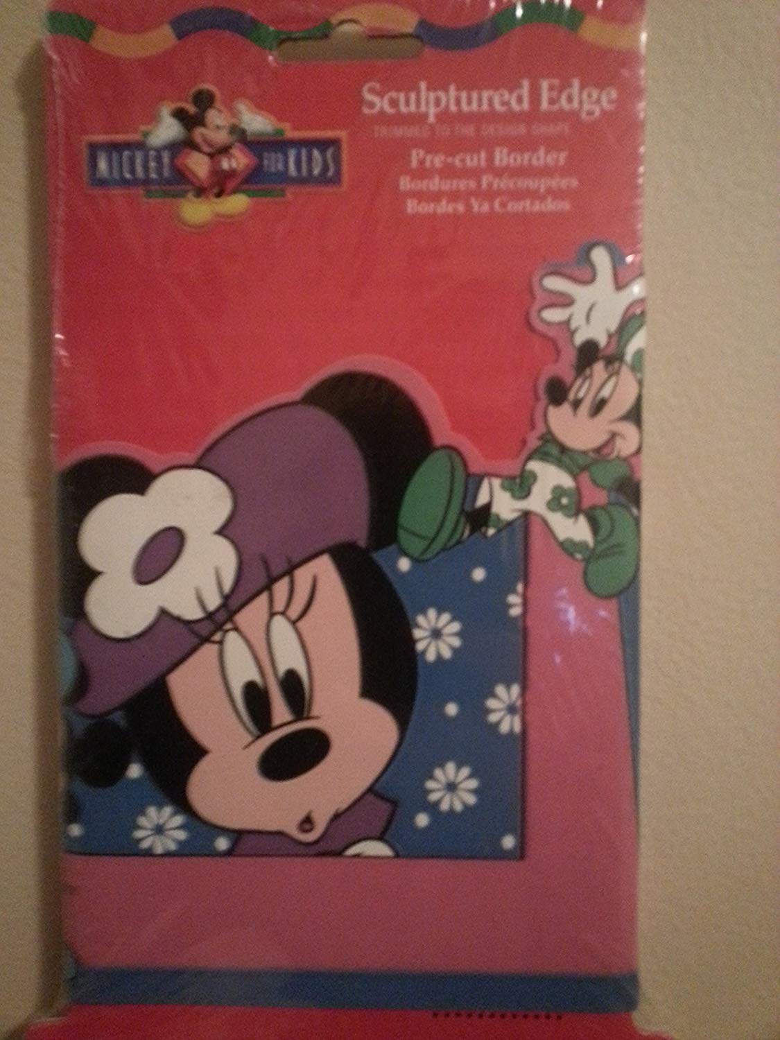 Mickey For Kids Minnie Mouse Sculptured Edge Wallpaper - Cartoon - HD Wallpaper 