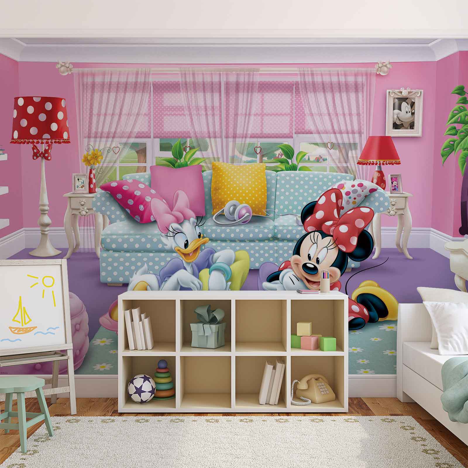 Wall Mural Photo Wallpaper Xxl Disney Minnie Mouse - Winnie The Pooh Wallpaper Mural - HD Wallpaper 