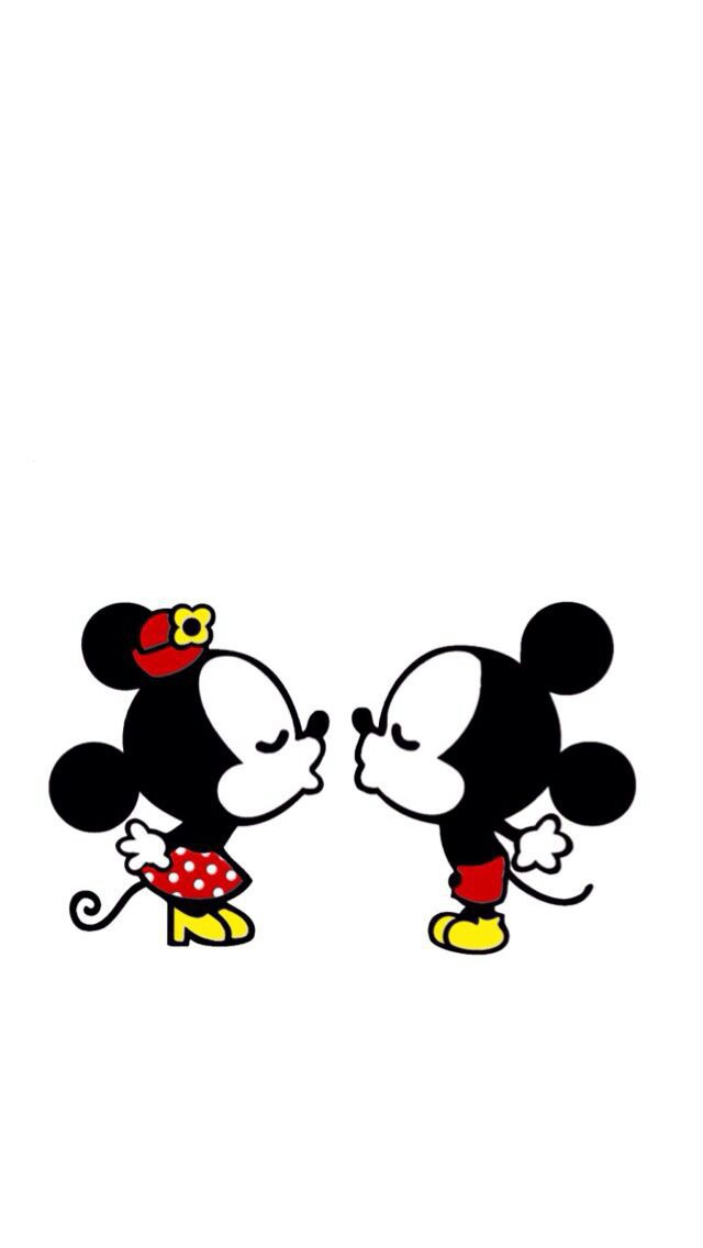 Cute, Kawaii, Love - Fondos De Pantalla Mickey Y Minnie - HD Wallpaper 