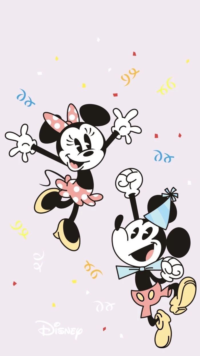 Iphone Wallpaper Mickey Minnie Mouse - HD Wallpaper 