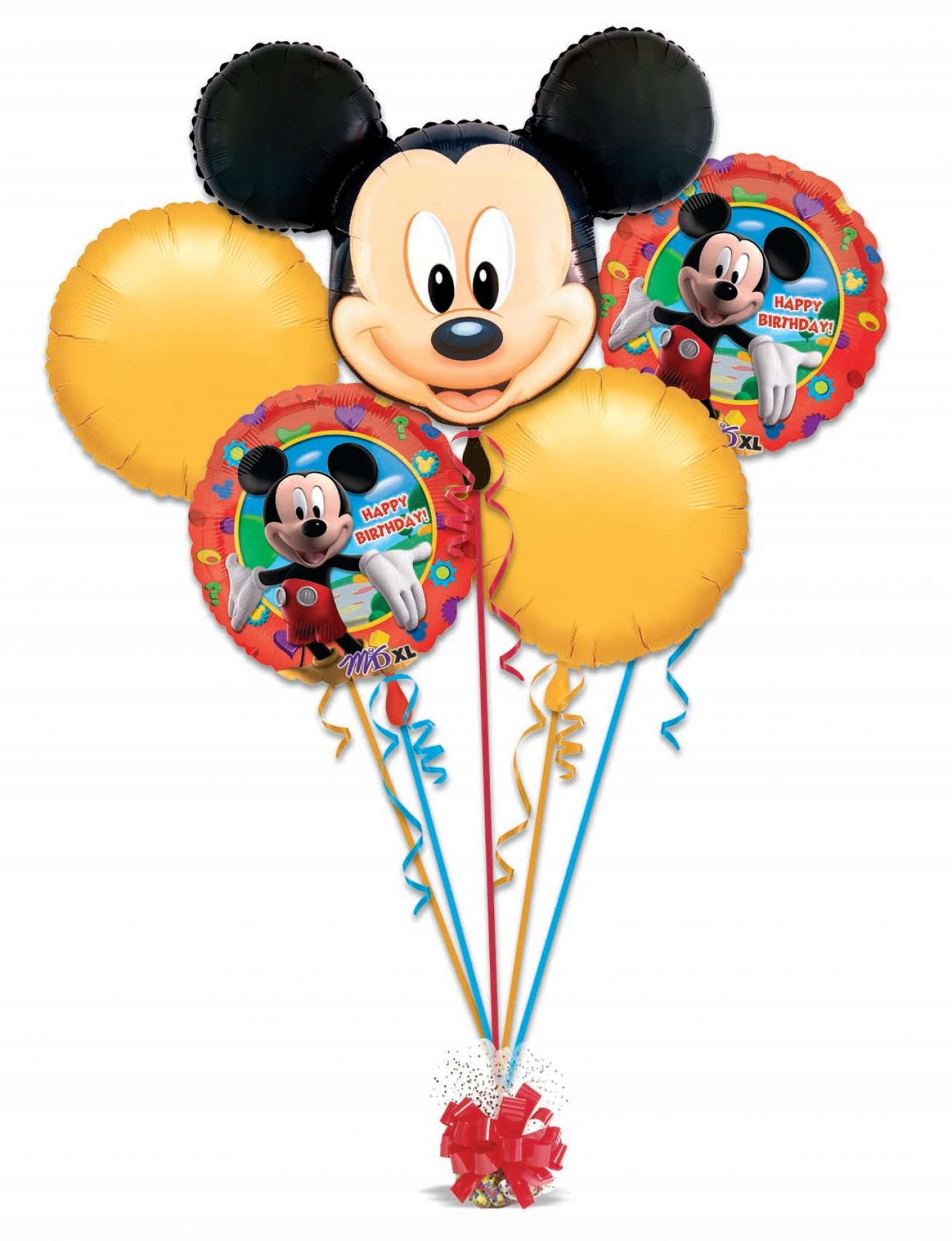 Mickey Mouse Birthday Balloon - HD Wallpaper 