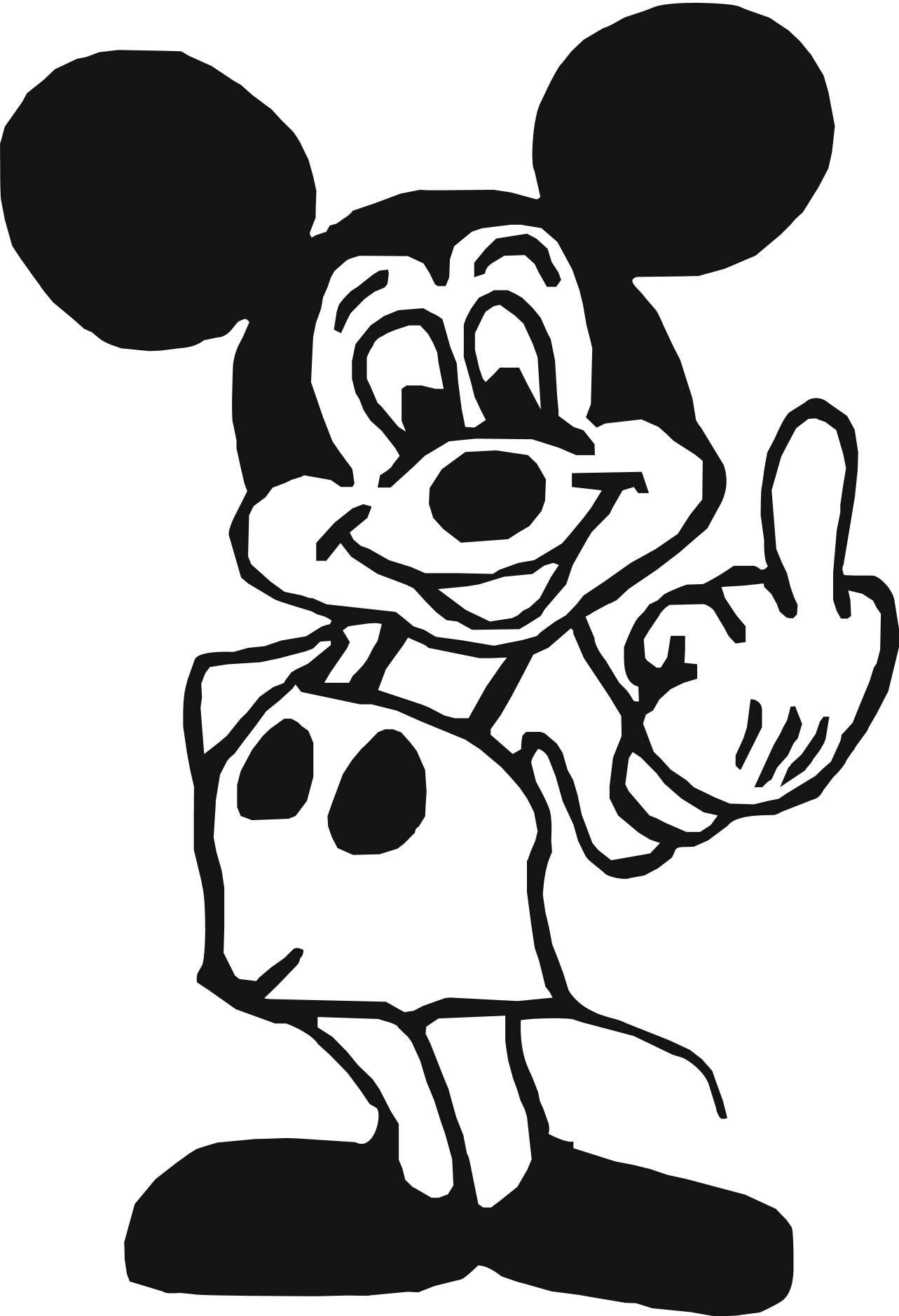 Mickey Mouse Cartoon 843 Hd Wallpapers In Cartoons - Easy Cool Mickey Mouse  Drawings - 1283x1879 Wallpaper 