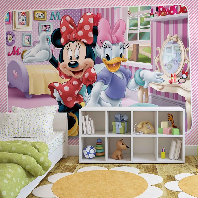 Disney Minnie Mouse Wallpaper Mural - Moana Mural - HD Wallpaper 