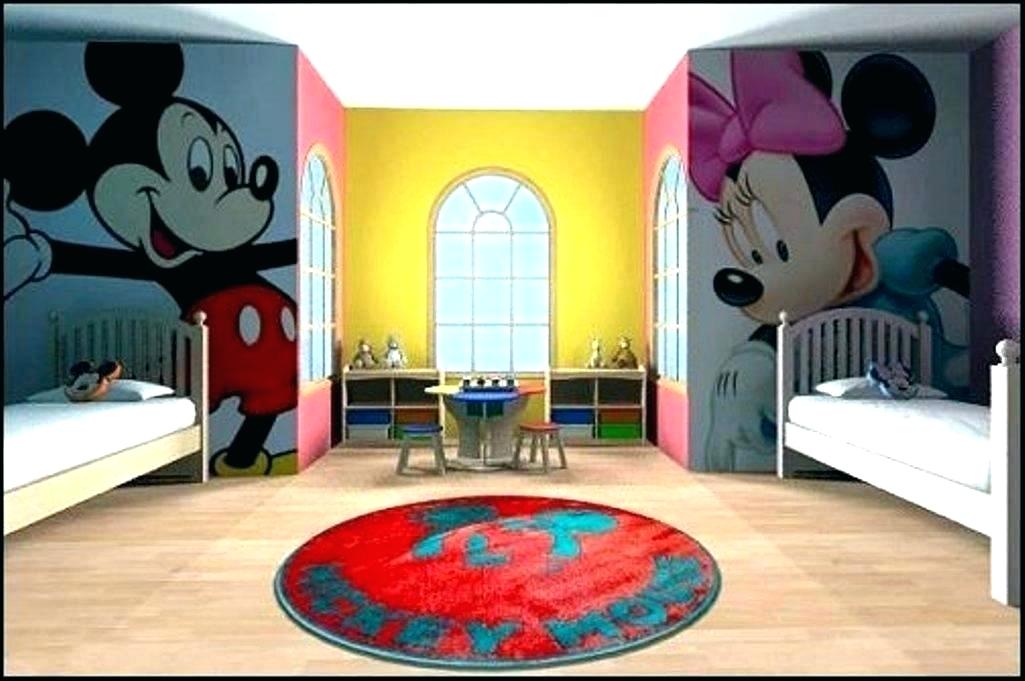 Mickey Mouse Room Decor For Baby Mickey Mouse Baby - Small Bedroom For Boy And Girl - HD Wallpaper 