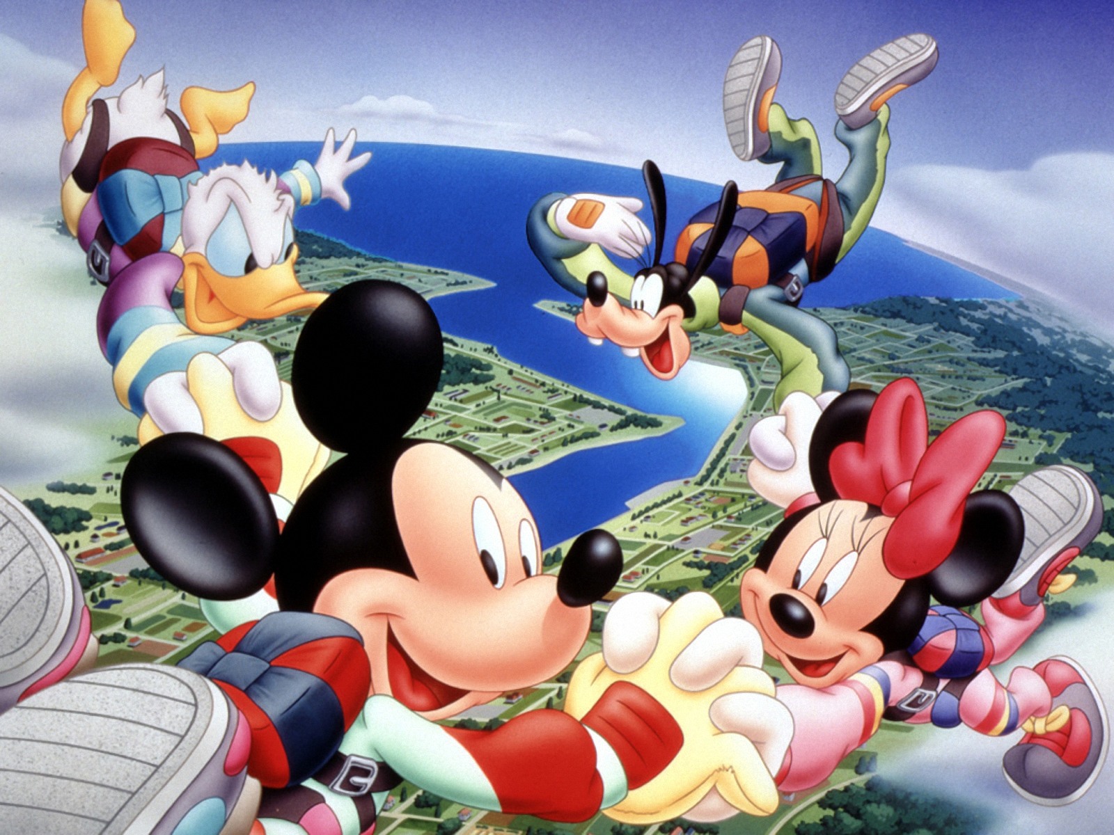 Mickey Mouse Friends - HD Wallpaper 