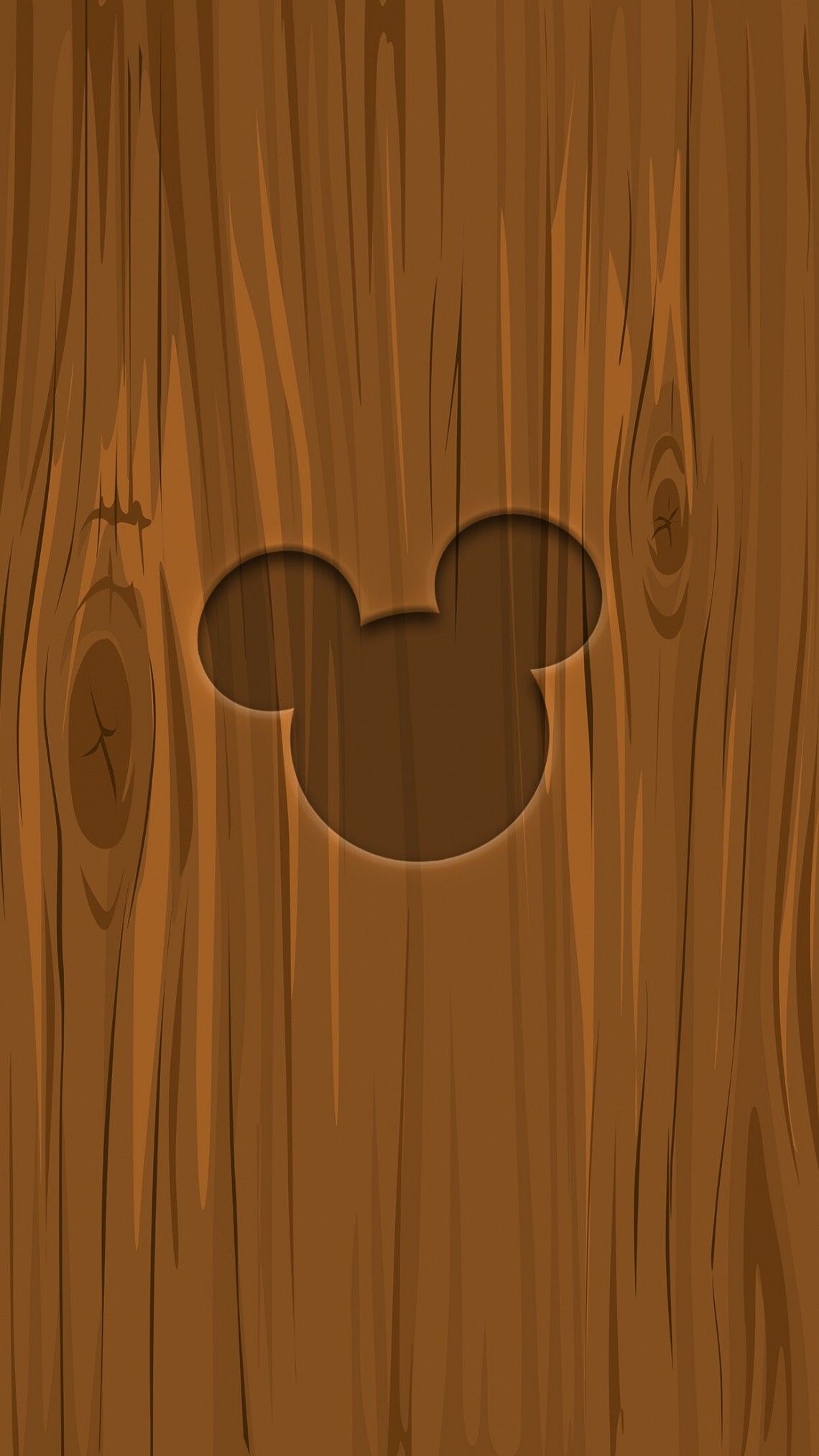 Background Brown Mickey Mouse - HD Wallpaper 