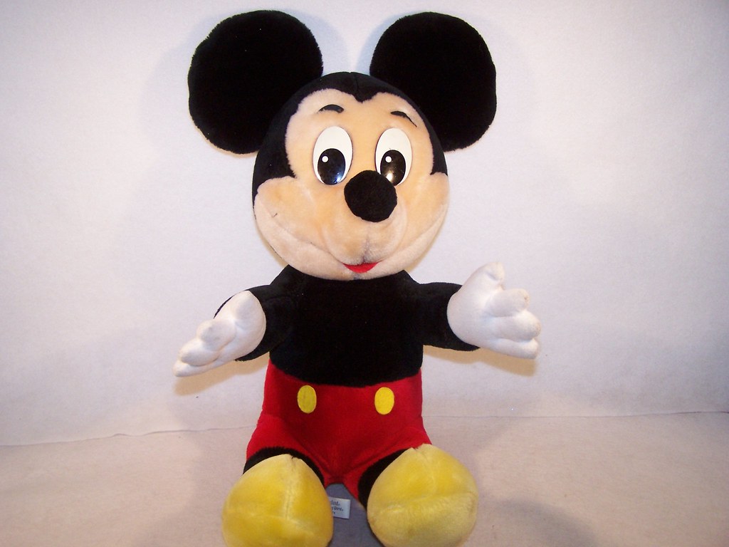 Vintage Mickey Mouse Plush - Plush - HD Wallpaper 