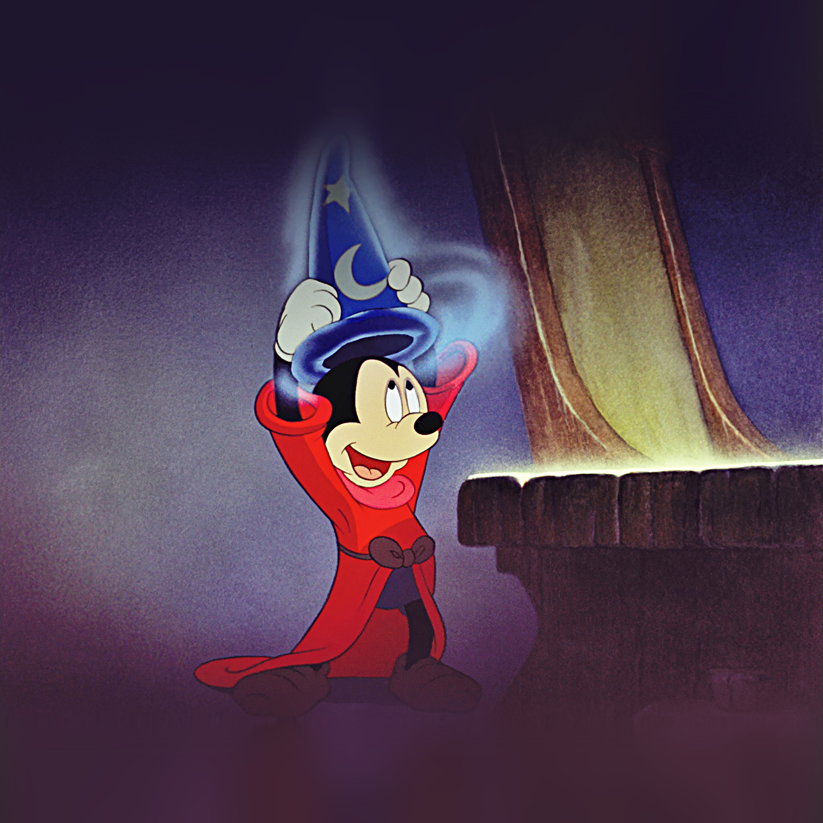 Fantasia Disney Mickey Hat - HD Wallpaper 