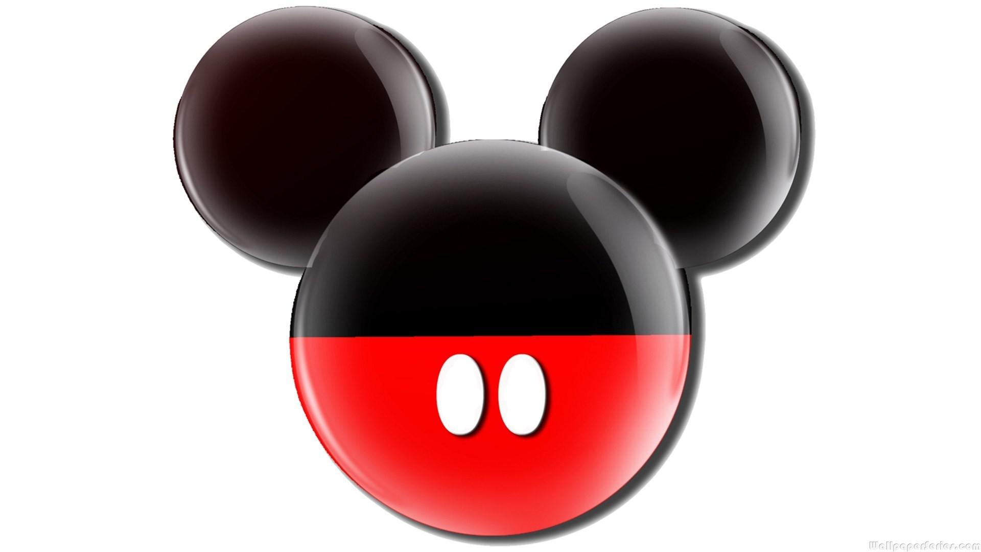 Hd Mickey Mouse Head Desktop Wallpaper Download Free - Mickey Mouse Logo  Png - 1920x1080 Wallpaper 