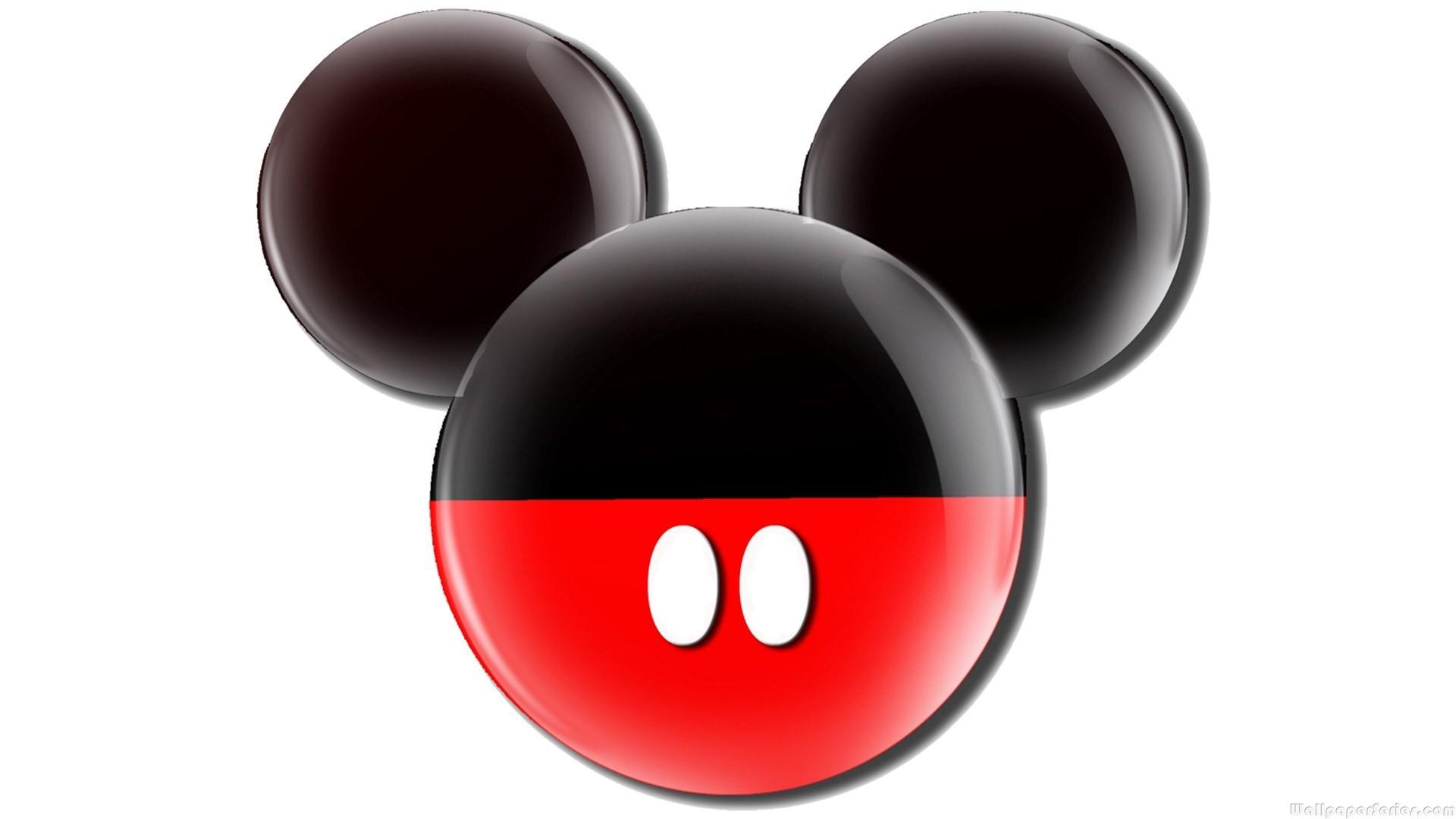 Hd Mickey Mouse Head Desktop Wallpaper Download Free - Mickey Mouse Logo Png - HD Wallpaper 