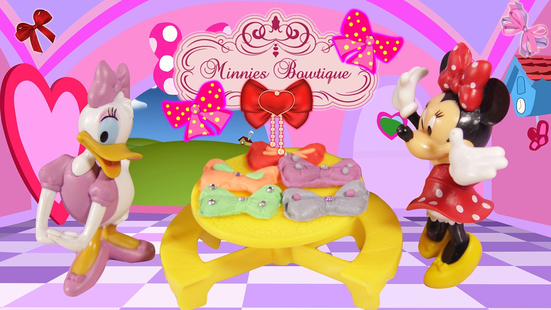 Mickey Mouse Live Wallpaper Wallpapersafari - Minnie Party Bowtique Background - HD Wallpaper 