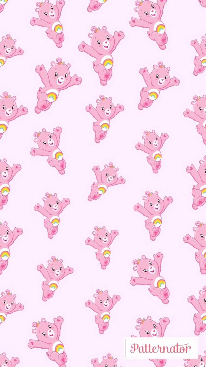 Background, Care Bears, And Iphone Image - Cartoon - HD Wallpaper 