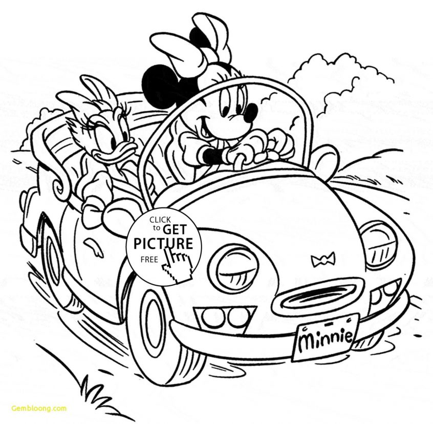 Baby Mickey Mouse Coloring Pages To Print Best Of Printable - HD Wallpaper 