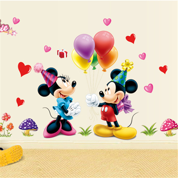Mickey Mouse And Minnie Birthday - HD Wallpaper 