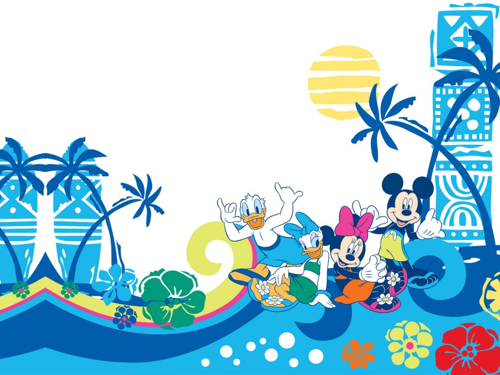 Mickey Mouse And Friends Wallpaper - Mickey Mouse Background Hd - HD Wallpaper 