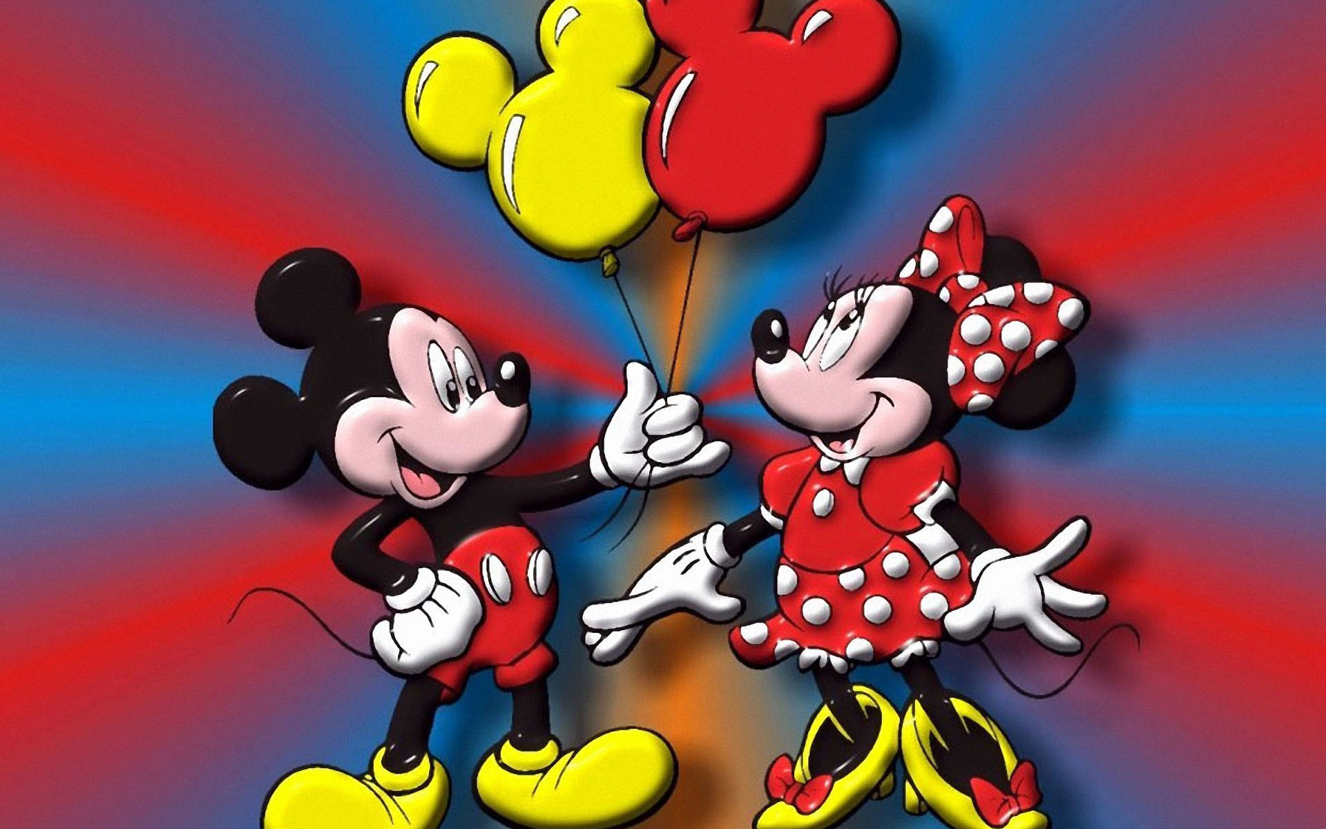 Mickey And Minnie Backgrounds 1920ã1200 Hd Background - Mickey And Minnie Mouse Poster - HD Wallpaper 