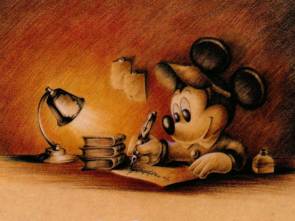 Mickey Mouse Wallpaper For Android - Mickey Mouse Sketch - HD Wallpaper 