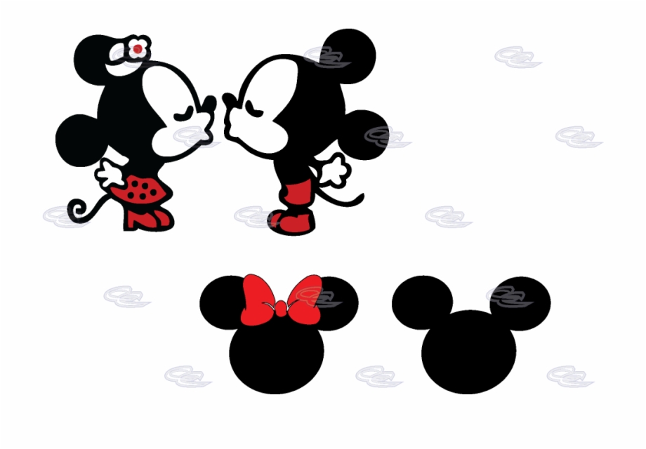 Mickey E Minnie Kiss Png Download Mickey Mouse- - Mickey Mouse Y Minnie - HD Wallpaper 