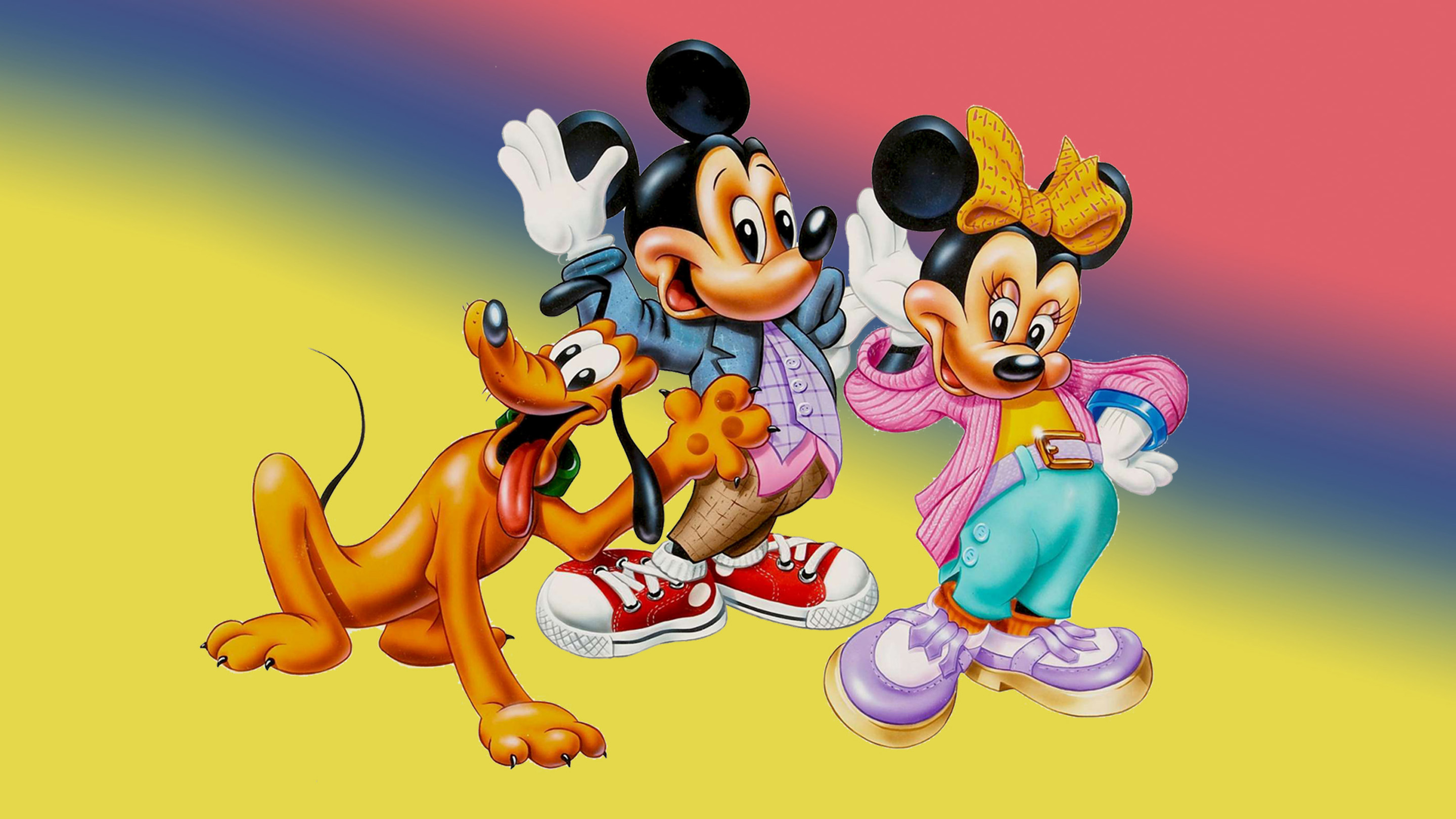 Mickey Mouse Minnie Mouse Donald Duck Goofy - HD Wallpaper 