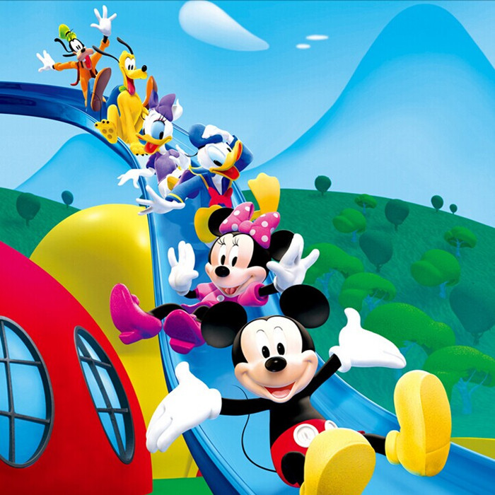 Mickey Mouse And Friends Slide - HD Wallpaper 