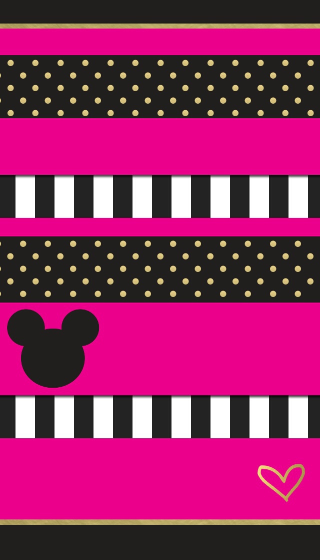 Android, Mickey, And Wallpaper Image - Mickey Mouse Pink - HD Wallpaper 