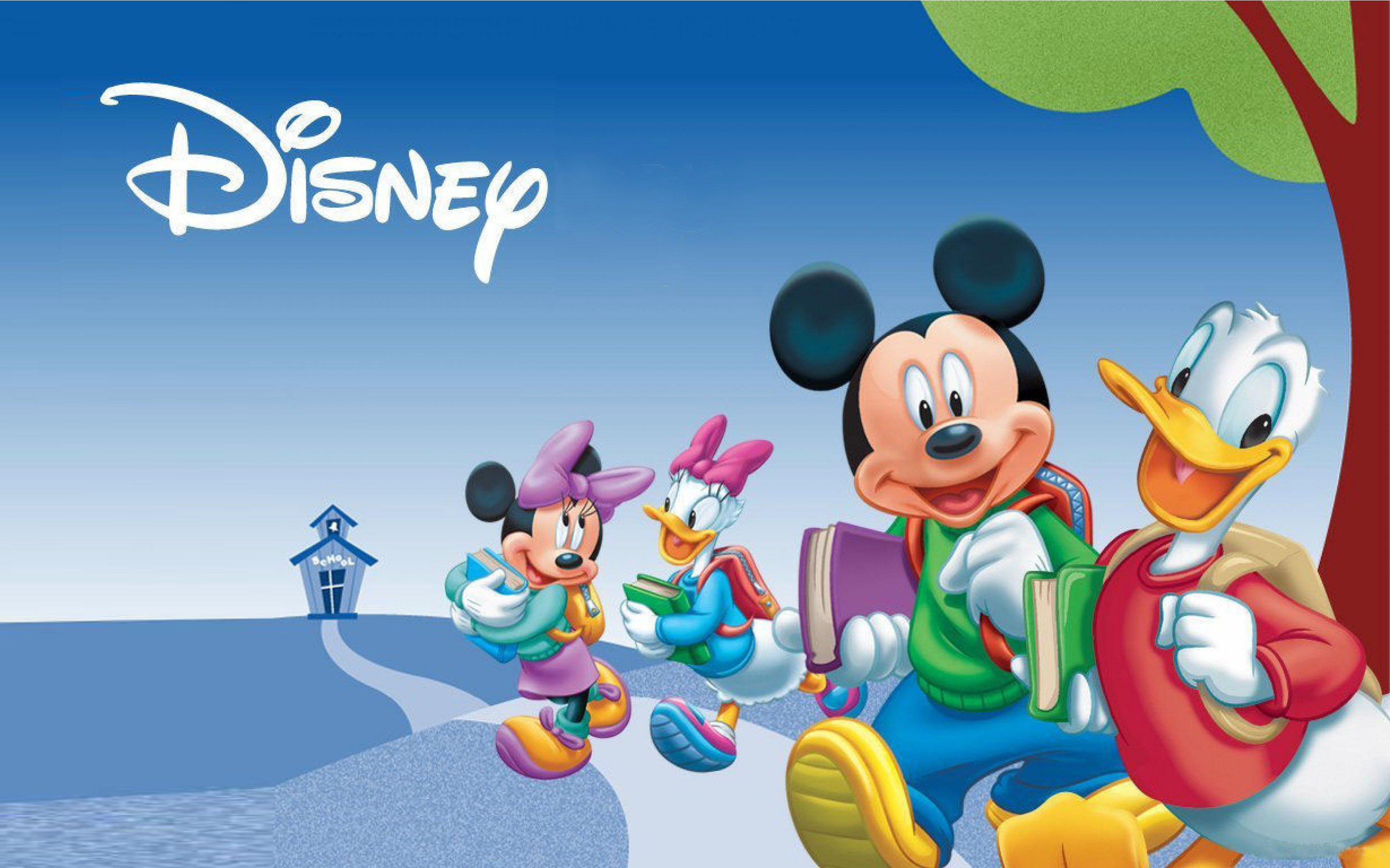 Mickey & Donald Duck - HD Wallpaper 