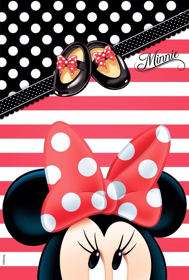 Minnie Mouse Polkadot Pink - HD Wallpaper 