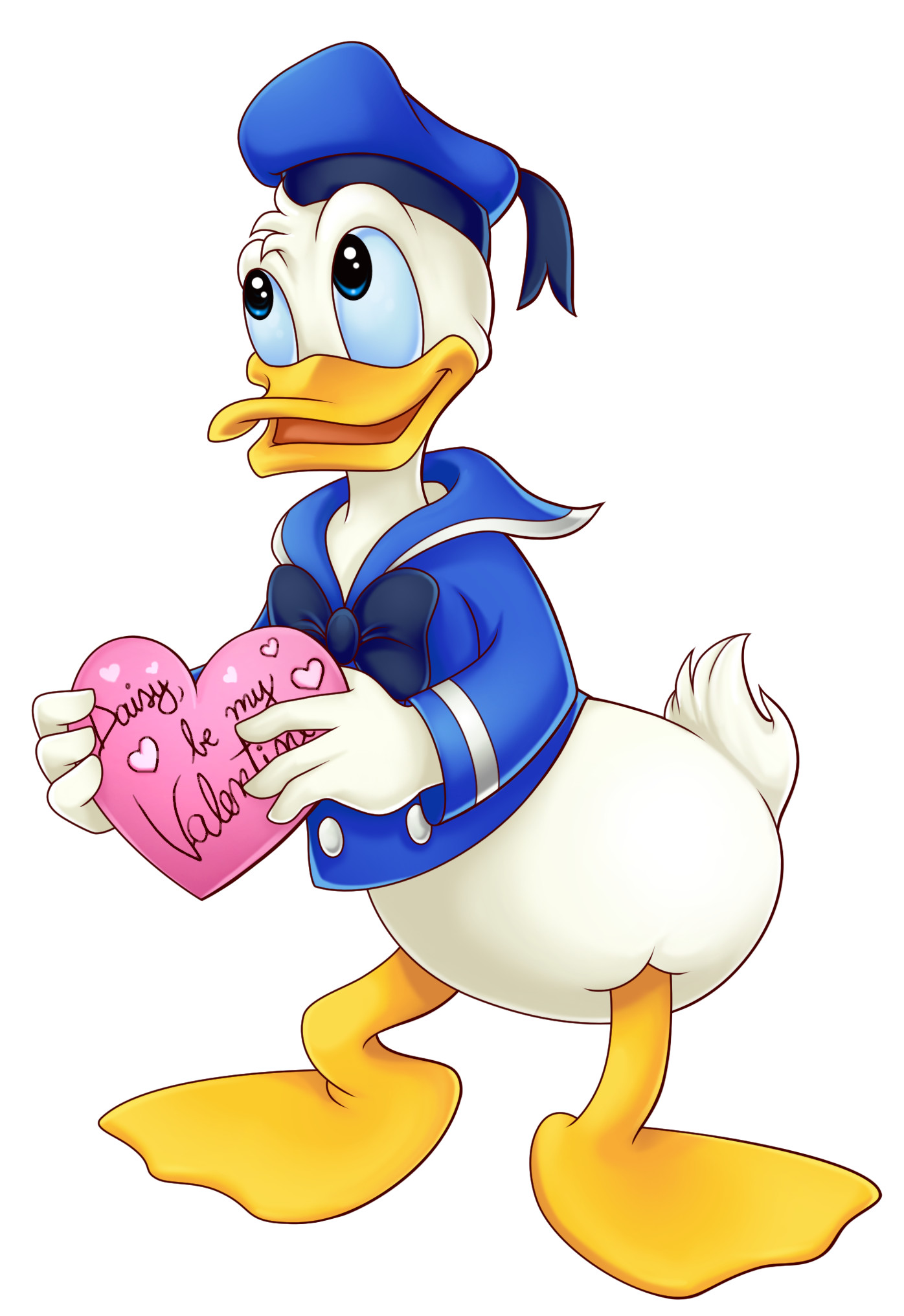 1396x2032, 10 Cosas Que Probablemente Ya Sabã­as, Pero - Donald Duck With Hearts - HD Wallpaper 