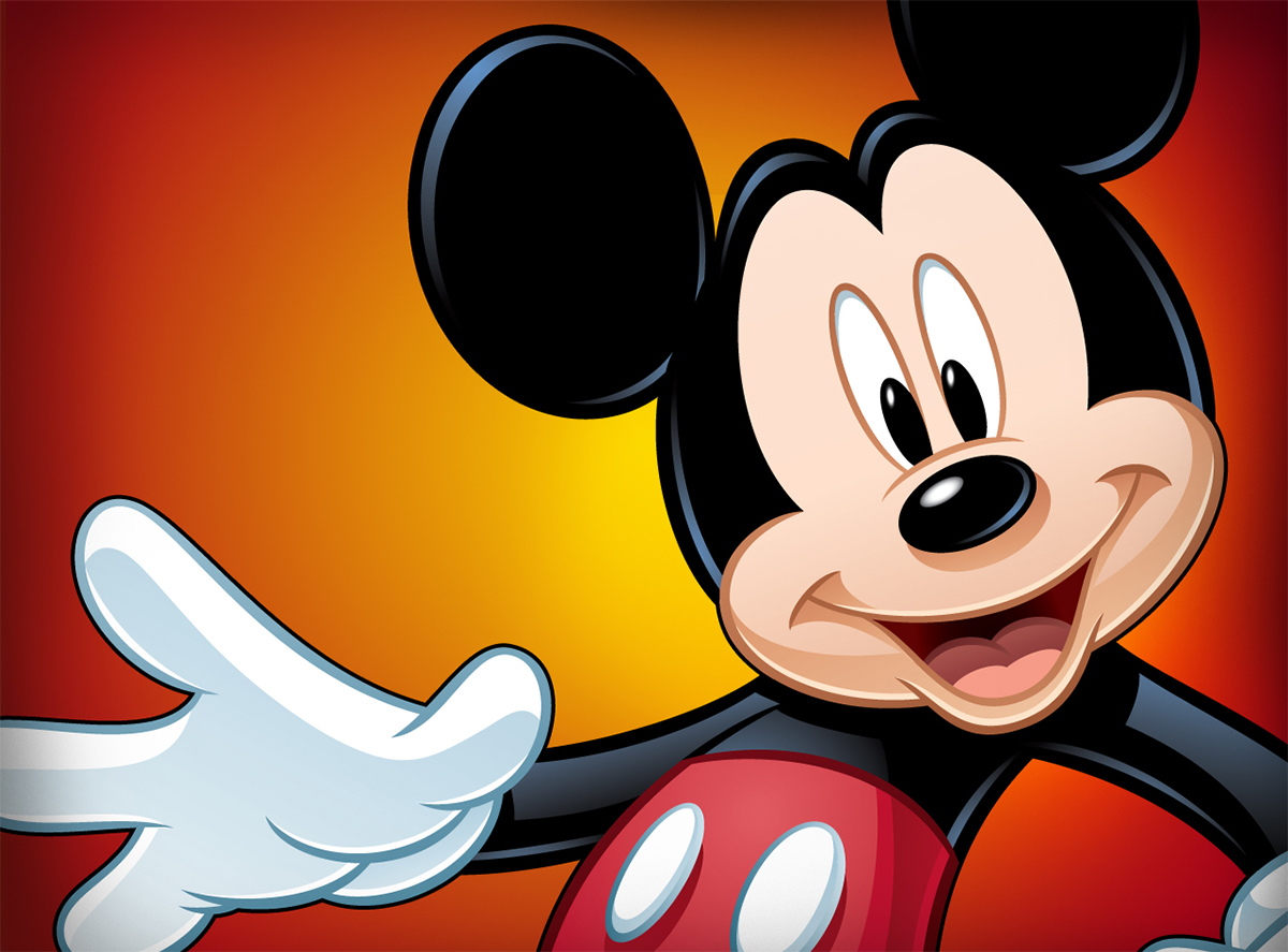 Papel De Parede Mickey Mouse - HD Wallpaper 