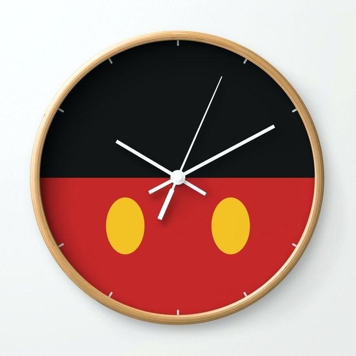Design Mickey Mouse Clock - HD Wallpaper 
