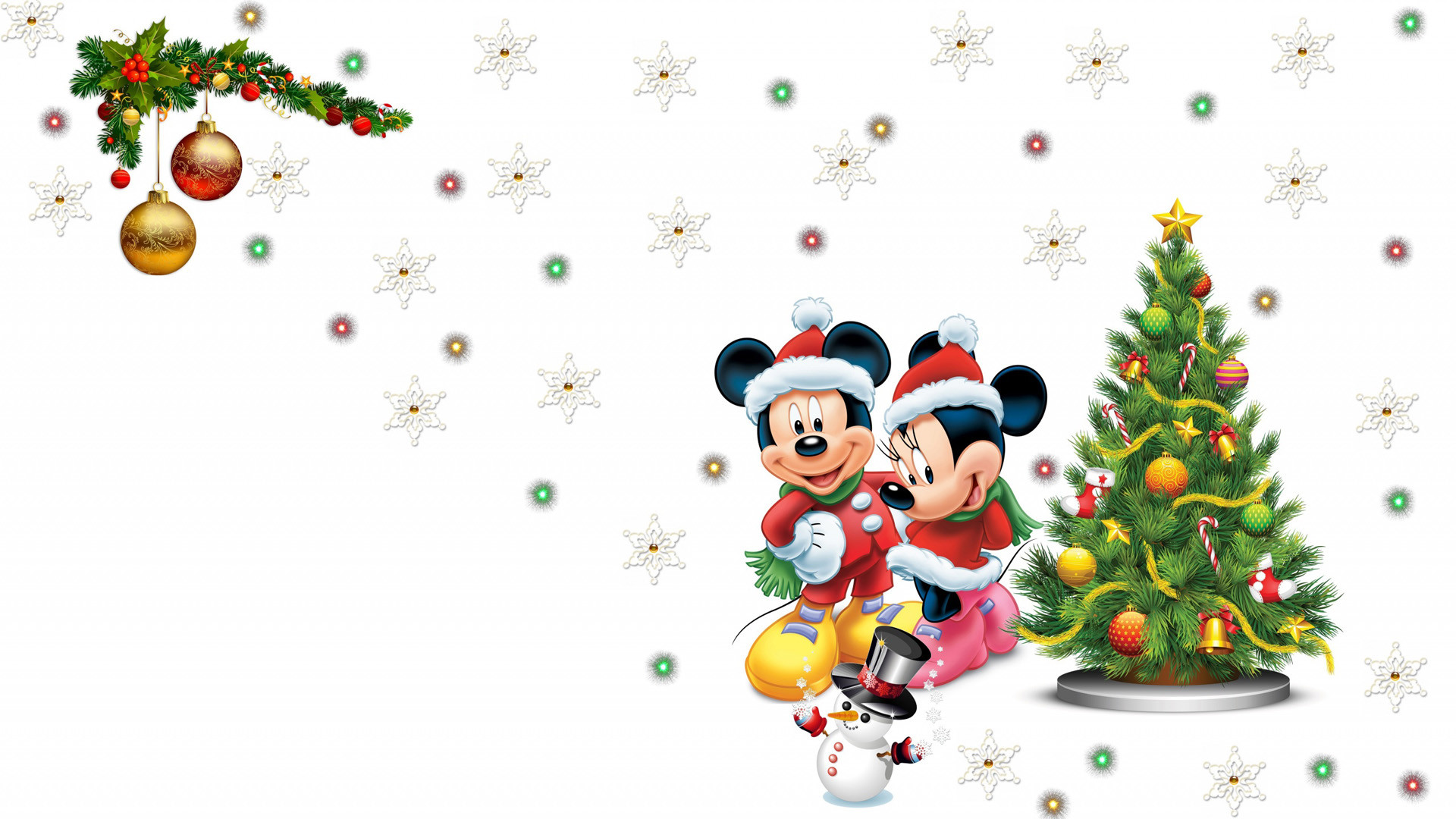 1920x1080, Download Original Wallpaper Category - Mickey Mouse Wallpaper Christmas - HD Wallpaper 
