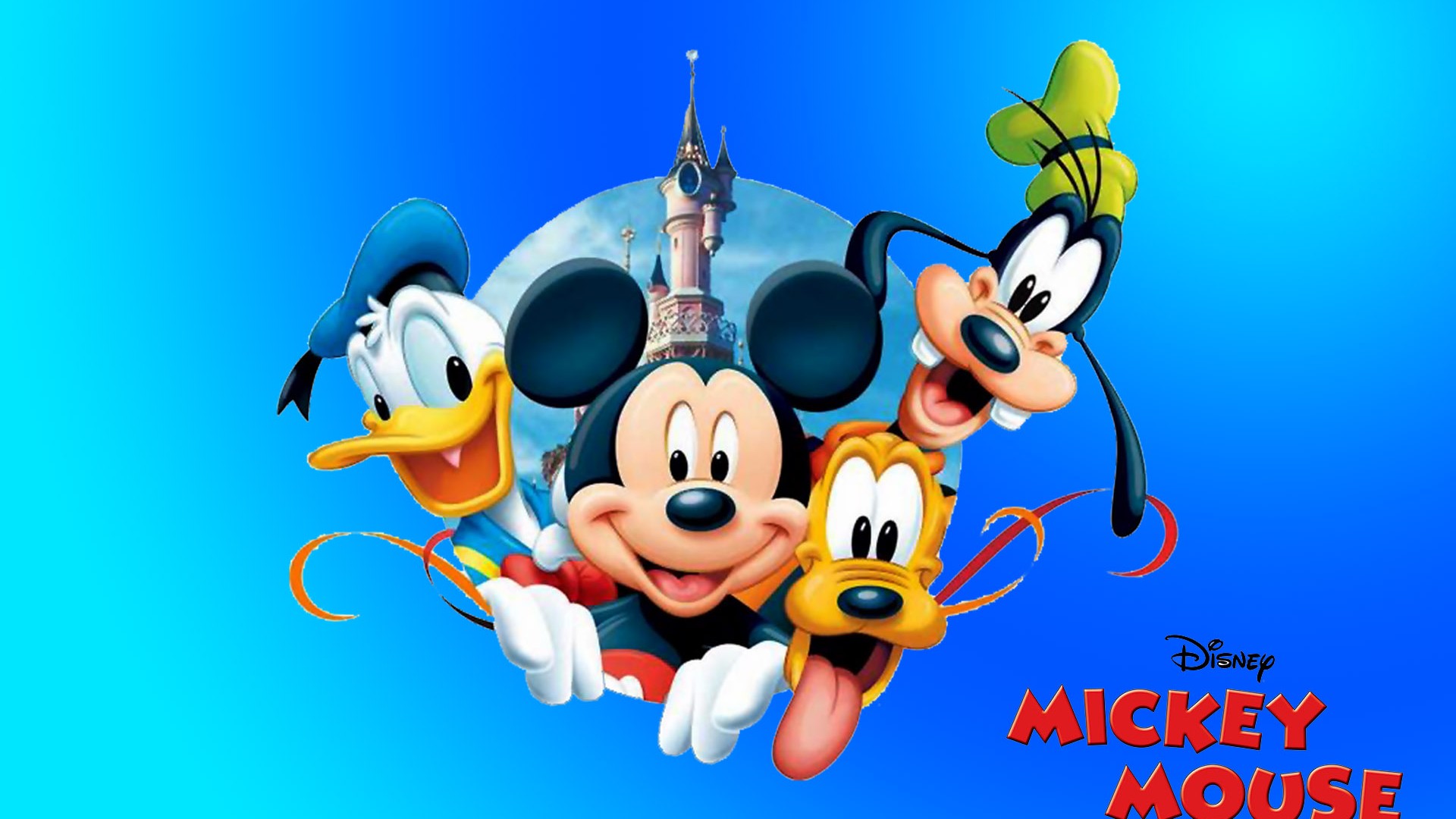 Mickey Mouse Pluto Donald - HD Wallpaper 