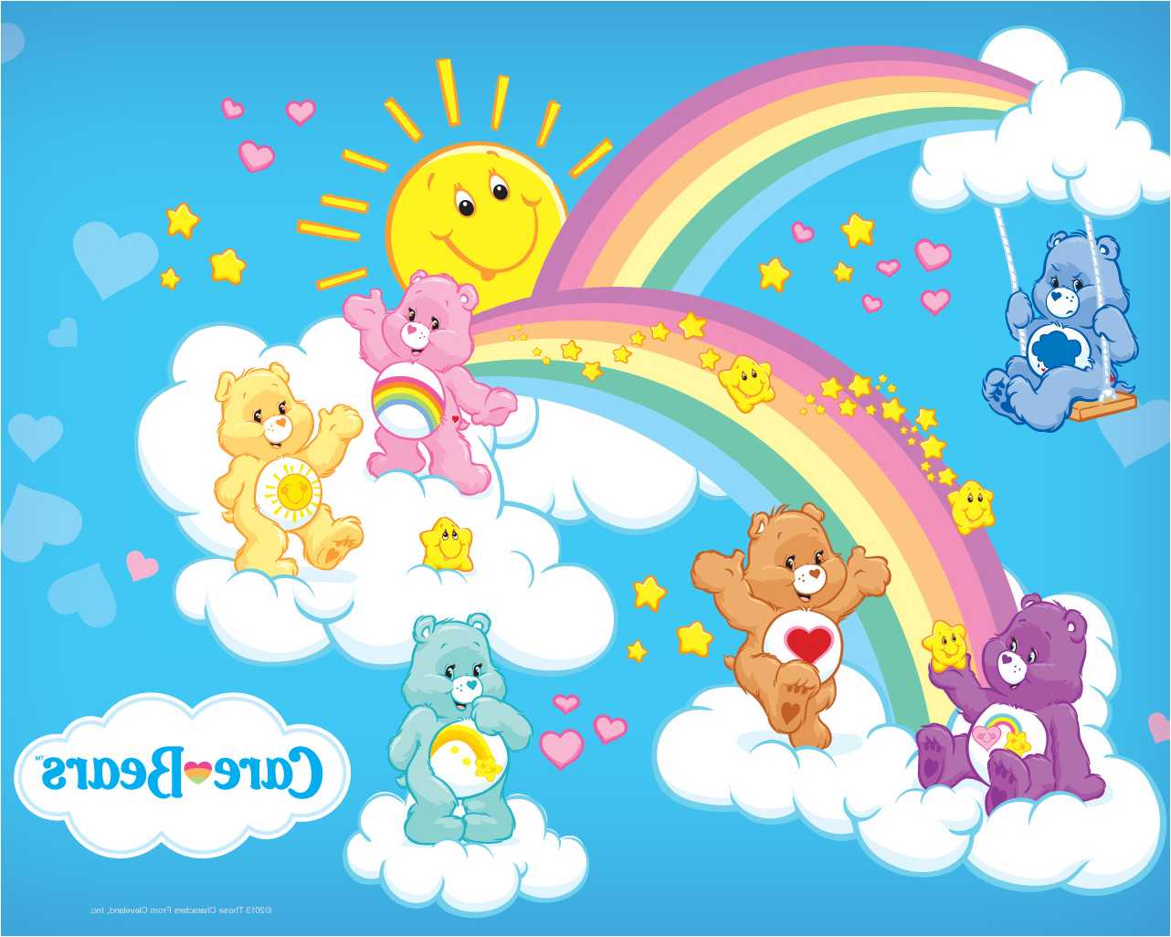 High Quality Care Bears Wallpaper - Cartoon - HD Wallpaper 