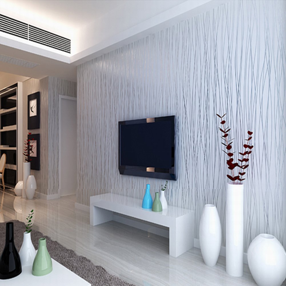 Simple Stripes Wallpaper Bedroom Non Woven Wallpaper Wallpaper Wall Paper Behind Tv 1001x1001 Wallpaper Teahub Io