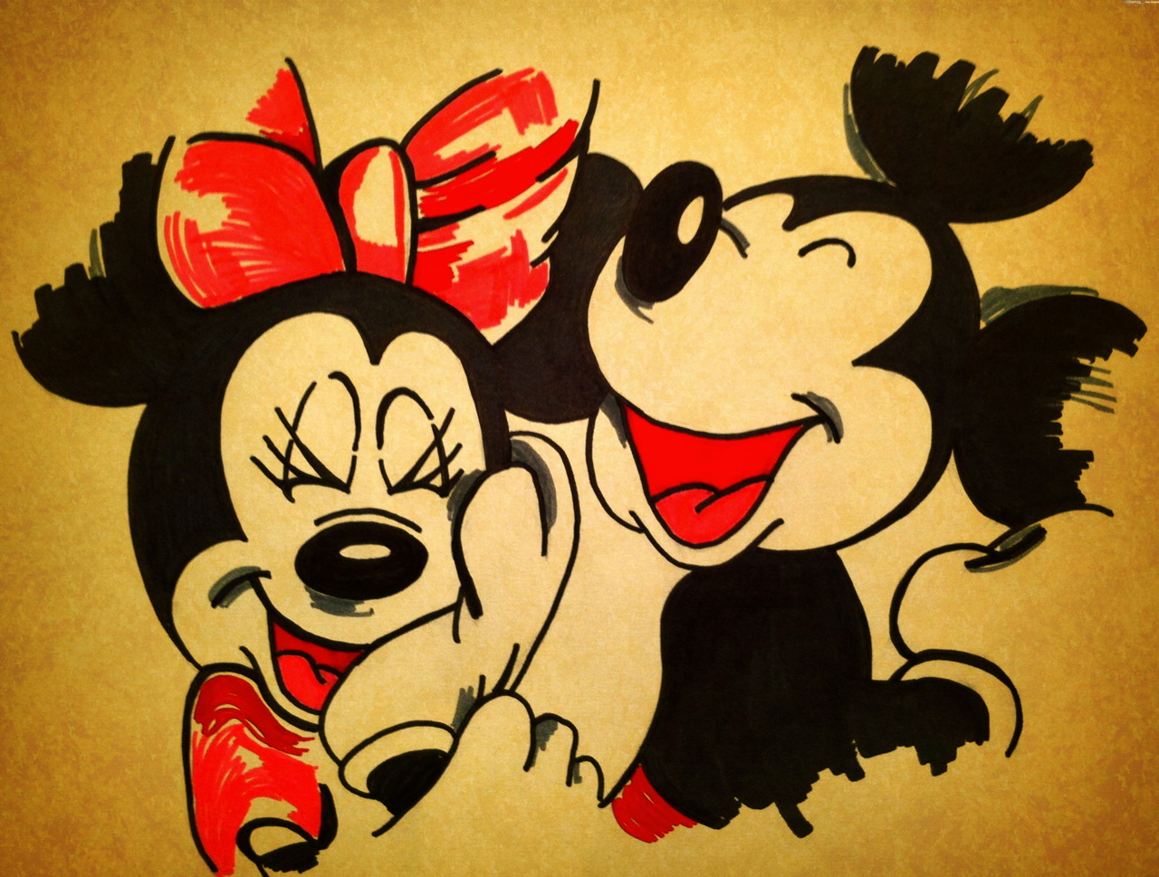 Imagens Tumblr Mickey Minnie - HD Wallpaper 